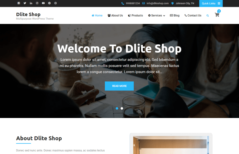 Dlite Shop – Multi purpose Theme