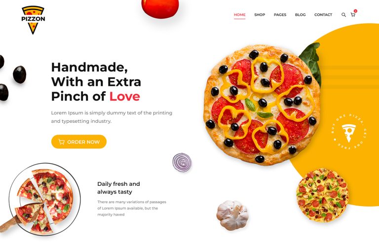 Pizzon – Pizza Restaurant HTML Template