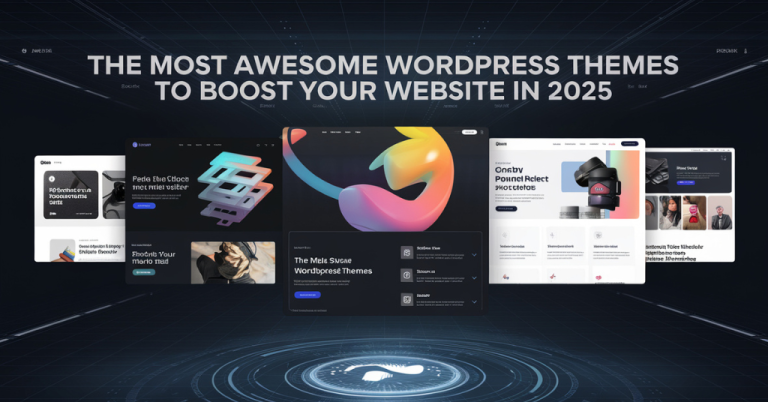 The Most Awesome WordPress Themes to Boost Your Website in 2025