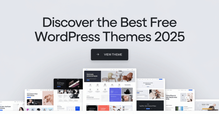 Discover the Best Free WordPress Themes 2025